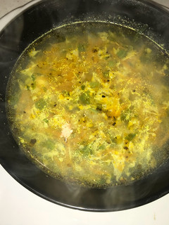 Una foto de Sopa de verduras con molida de pavo