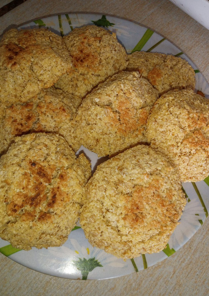 Una foto de Galletitas de coco y avena
