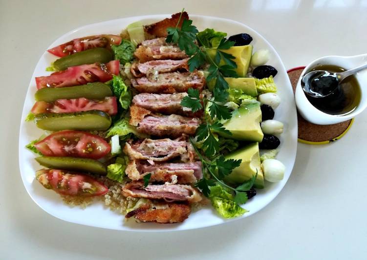 Ensalada de quinoa y libritos