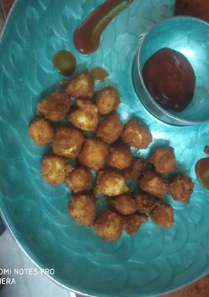 A picture of Paneer popcorn.