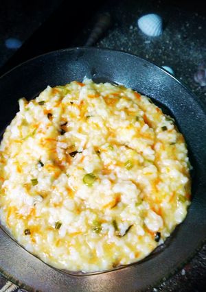 Foto resep Bubur tim sayur#resepku