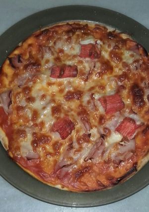 Una foto de Pizza congelada a mi manera
