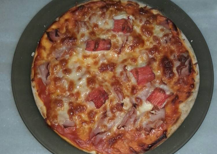 Pizza congelada a mi manera