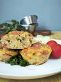 Breakfast Rice Tuna Eggs Muffin