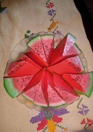 Foto resep Puding Semangka