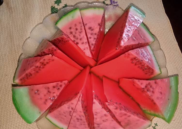 Resep Puding Semangka Anti Gagal