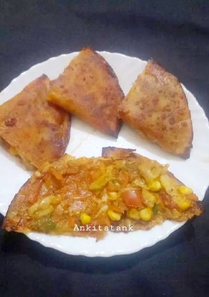 A picture of Stuffed Tortilla wrap.