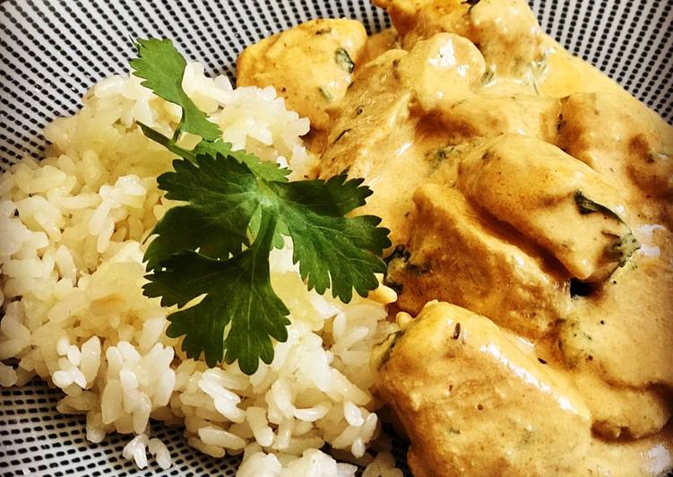 Mi receta express de pollo al curry con arroz 🍚