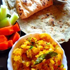 A picture of Toordal subji/usli.