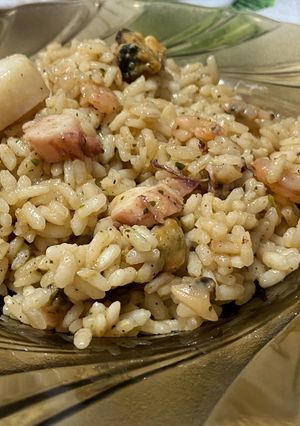 Фото Risotto ai frutti di mare🦐 Ризотто с морепродуктами.