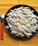 Penne Pasta in White Sauce