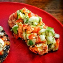 A picture of Cucumber Salsa.