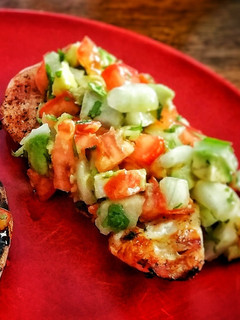 A picture of Cucumber Salsa.