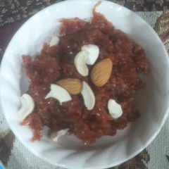 A picture of Gajar ka halwa.