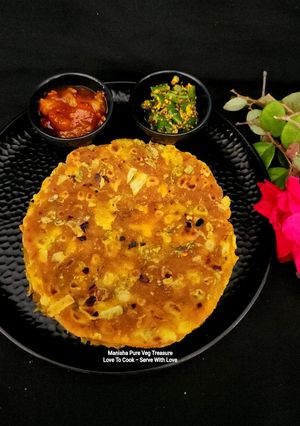 A picture of Lettuce Green Onion Paratha.
