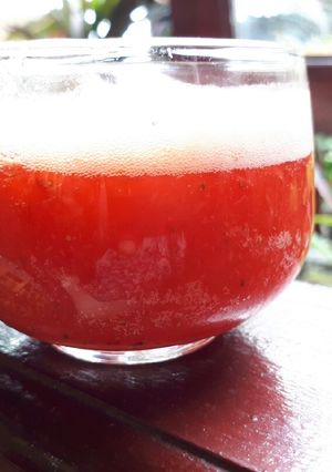 Foto resep Jus stroberi