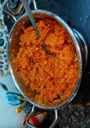 A picture of Gajar halwa.