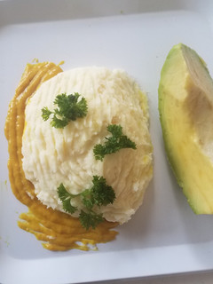 Una foto de Puré de Yuca