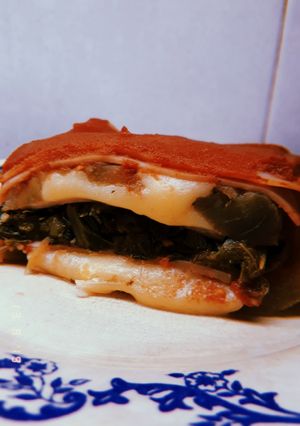 Una foto de Lasagna de berenjenas