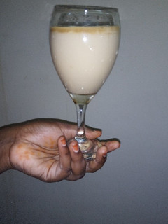 A picture of Milo milk shake.