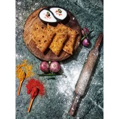 A picture of Missi Paratha.