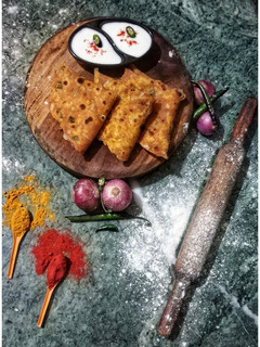 A picture of Missi Paratha.