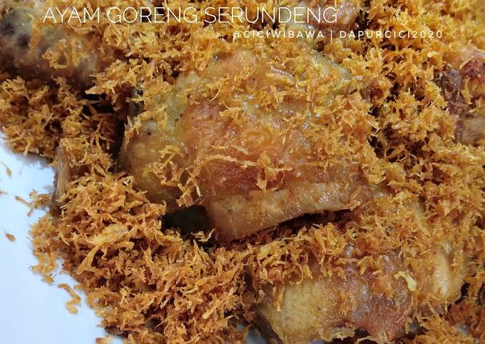 Cara Gampang Membuat Ayam Goreng Serundeng yang Enak Banget