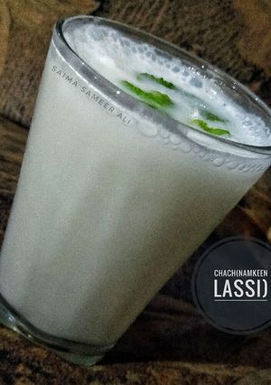 A picture of Chach(Namkeen Lassi).