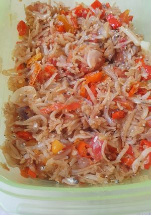 Foto resep Oseng Teri Tomat Pedes