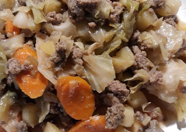 Recipe: Yummy Beef and Cabbage Batch 4