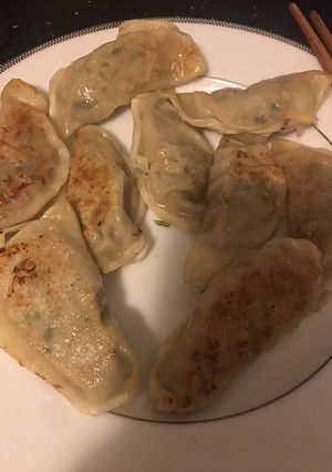 A picture of Goyza 30min make, 15 min fry.