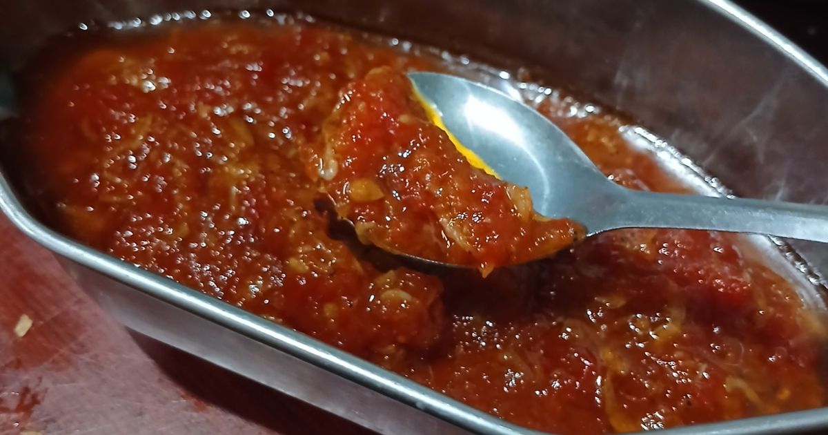 Sambal Tomat Kecepai (Ebi) tidak pedas