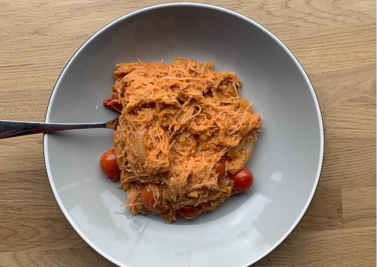 Simple Way to Make Any-night-of-the-week Quick tomato and onion noodles