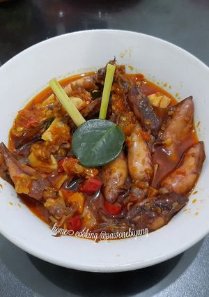 Foto resep Oseng Cumi Asin Pedas Cabai Merah