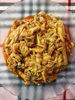 Foto resep Tongkol suwir pedas