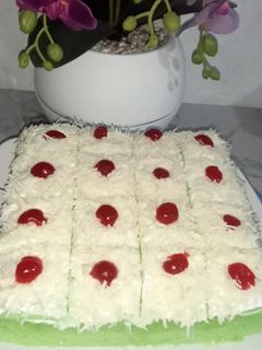 Foto resep Bolu pandan kukus 3 telur (anti gagal)