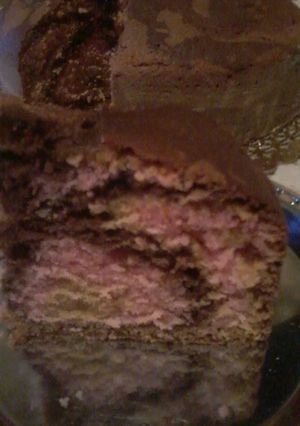 Una foto de Torta tricolor