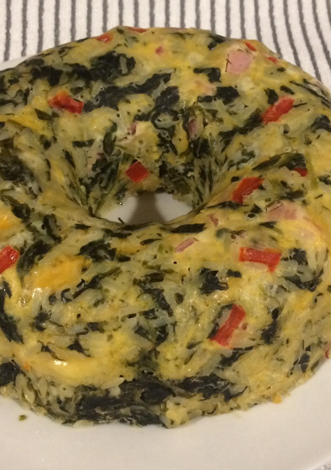 Una foto de Arroz moldeado al horno
