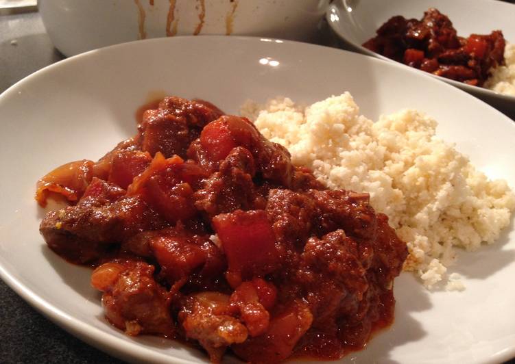 Simple Way to Make Any-night-of-the-week Spiced Lamb with Cauliflower Rice