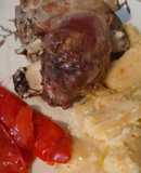 Codillo de cerdo al horno. 🐖
