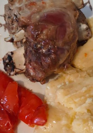 Una foto de Codillo de cerdo al horno. 🐖