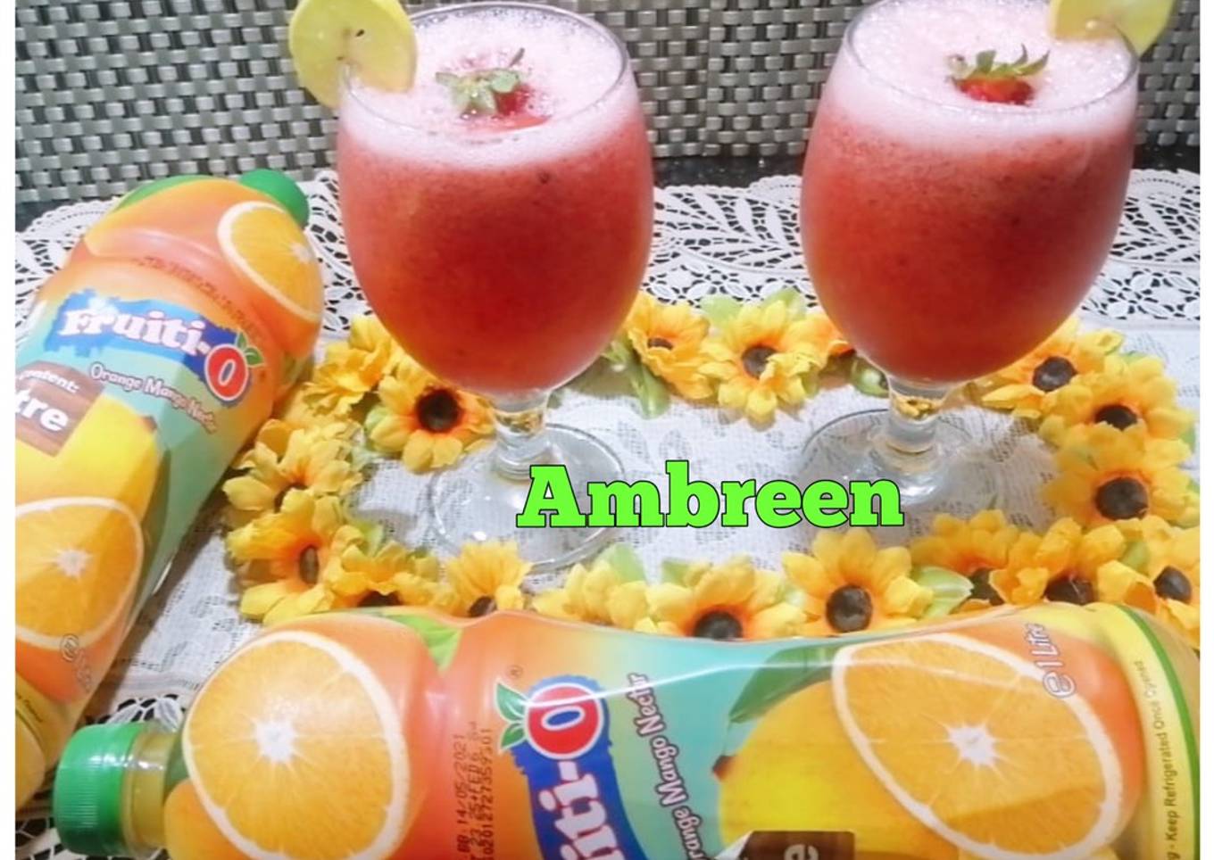 Strawberry Refreshing Drink Iftar Recipe🤗