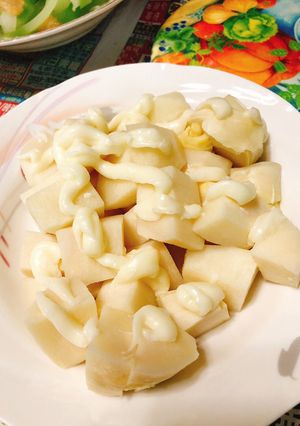 Hình của món Salad măng.