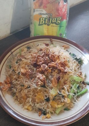 Foto resep Bihun orak orik telur udang