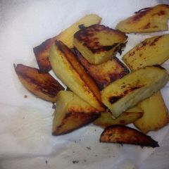 A picture of Roasted sweet potatoes.