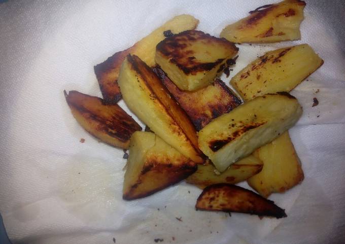 Roasted sweet potatoes
