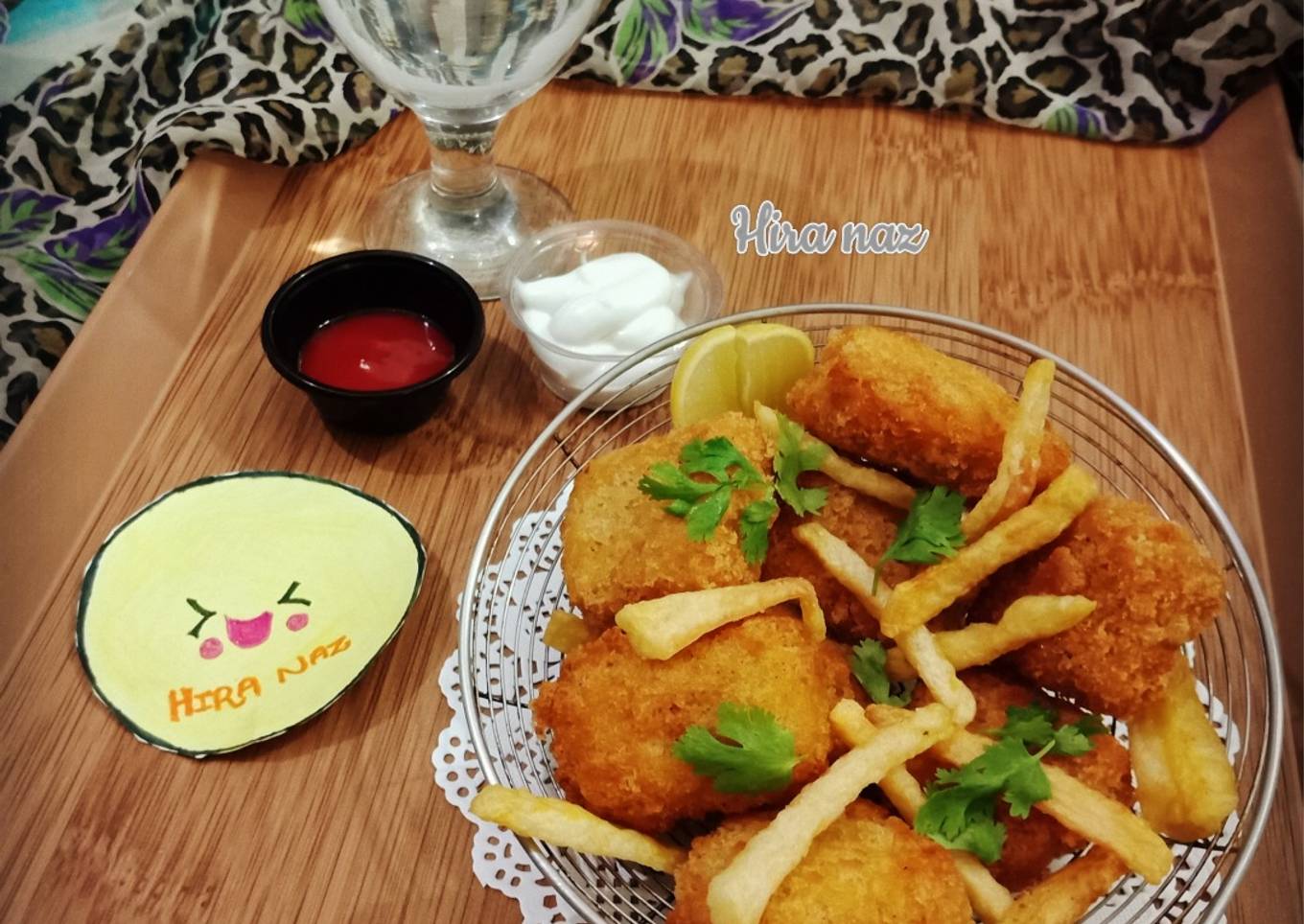 Chicken Nuggets With French Fries