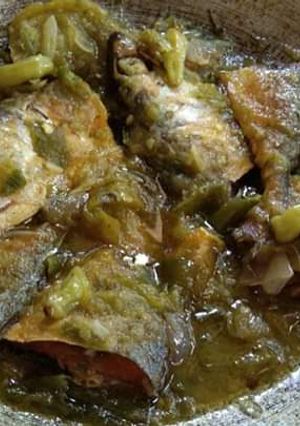 Foto resep Ikan asin peda sambal ijo