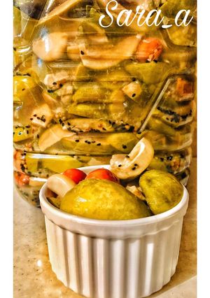 عکسی از دستور ترشی انبه بندری❤️