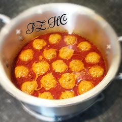 A picture of 🍲 Chicken Kofta Curry 🍲(Meatball Curry).